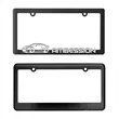 Custom Plastic Car License Plate Frame | https://www.bestnamebadges.com