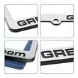 Custom Plastic Car License Plate Frame | https://www.bestnamebadges.com