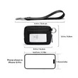 The Iris Wallet Zip Card Case with Clear ID Window | https://www.bestnamebadges.com