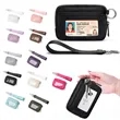 The Iris Wallet Zip Card Case with Clear ID Window | https://www.bestnamebadges.com