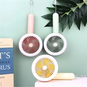 Portable Fan With Selfie Light