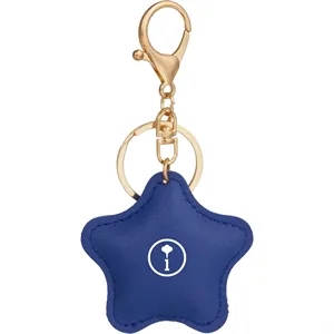 Star Leather Keychain