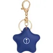 Star Leather Keychain | https://www.bestnamebadges.com