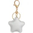 Star Leather Keychain | https://www.bestnamebadges.com