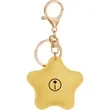 Star Leather Keychain | https://www.bestnamebadges.com