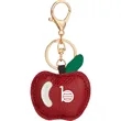 Apple Leather Keychain | https://www.bestnamebadges.com