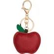 Apple Leather Keychain | https://www.bestnamebadges.com