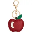Apple Leather Keychain | https://www.bestnamebadges.com