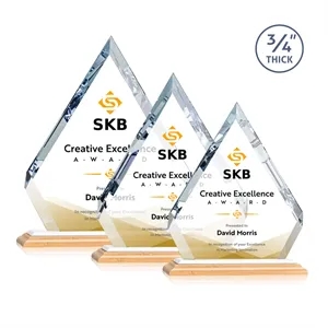 Apex VividPrint™ Award - Bamboo/White