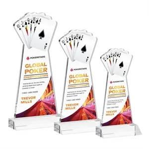 Poker VividPrint™ Award - Clear