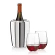 Pescara Wine Cooler & Redmond Stemless Wine Set | https://www.bestnamebadges.com
