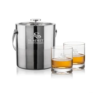Catania Ice Bucket & Dresden On-the-Rocks Set