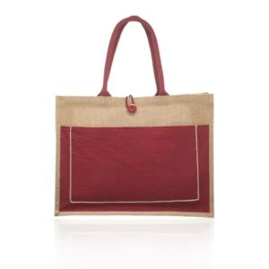 Cotton Pocket Jute Tote Bags