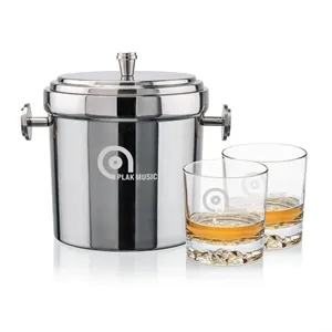 Milano Ice Bucket & Cassidy On-the-Rocks Set