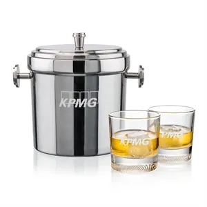 Milano Ice Bucket & Baldwin On-the-Rocks