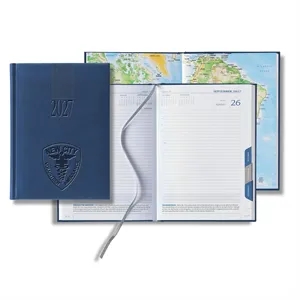 Tucson Medio White Page Tabbed Daily Diary