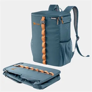 CleverMade® 24 Can Lightweight Collapsible Backpack Cooler