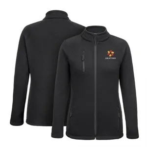 Women's Full Zipper Brushed Back Fleece Jacket