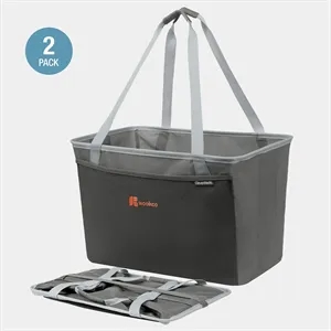 CleverMade® 2-PACK 64 L Multi-Use Collapsible Tote MAX