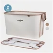 CleverMade® 2-PACK Premium Collapsible Laundry Basket LUXE | https://www.bestnamebadges.com