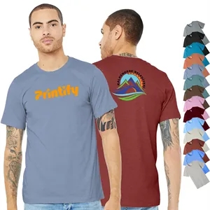 BELLA+CANVAS® Unisex Heather CVC Short Sleeve Tee