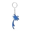 Palm Tree Shaped Metal Bottle Opener Keychain | https://www.bestnamebadges.com