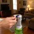 Palm Tree Shaped Metal Bottle Opener Keychain | https://www.bestnamebadges.com