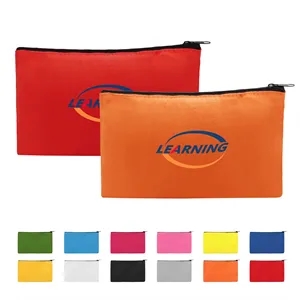 Small Canvas Travel Cosmetic Bag Zipper Pouch 7"x4.3"