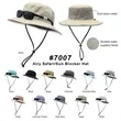 Performance Airy Safari Hat with perforated mesh | https://www.bestnamebadges.com