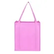 Reusable Non Woven Grocery Tote Bag With Bottom Insert | https://www.bestnamebadges.com
