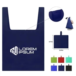 Custom Foldable Grocery Tote Bag With Inner Pouch