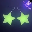 Neon Star Earrings, UV Reactive (1-PAIR) | https://www.bestnamebadges.com