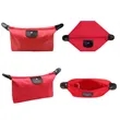Polyester Small Travel Makeup Bag W/ Zipper | https://www.bestnamebadges.com