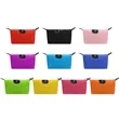 Polyester Small Travel Makeup Bag W/ Zipper | https://www.bestnamebadges.com