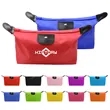 Polyester Small Travel Makeup Bag W/ Zipper | https://www.bestnamebadges.com
