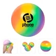 Stress Reliever Rainbow Ball | https://www.bestnamebadges.com