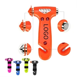 Car Escape Tool: Seatbelt Cutter & Glass Breaker