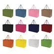 Kraft Paper Euro Shopping Tote Bag With Rope Handle | https://www.bestnamebadges.com