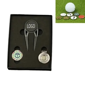 Golf Divot Repair Fork Gift Set