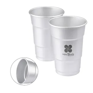 16 OZ Reusable Aluminum Stadium Solo Cup