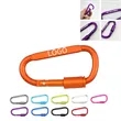 Locking Aluminum Carabiner Clip | https://www.bestnamebadges.com
