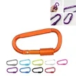 Locking Aluminum Carabiner Clip | https://www.bestnamebadges.com