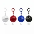 Keychain Ball Poncho Disposable Raincoat | https://www.bestnamebadges.com