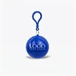 Keychain Ball Poncho Disposable Raincoat | https://www.bestnamebadges.com
