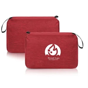 Heathered Hanging Travel Toiletry Bag
