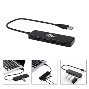 Portable 4 Ports Usb Hub Splitter