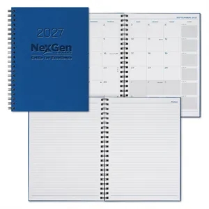 WireO Tucson Grande XL White Monthly Diary