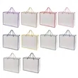 Matte Laminated Euro Gift Tote Bag W/ Rope Handle | https://www.bestnamebadges.com