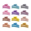 Non Slip Neutral Big Hair Claw Clips | https://www.bestnamebadges.com