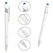 New White Colorful Ballpoint Pen | https://www.bestnamebadges.com